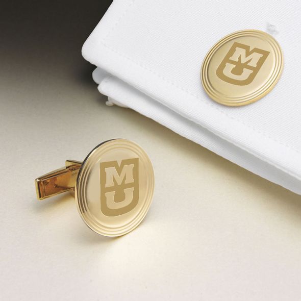 University of Missouri 18K Gold Cufflinks - Image 1