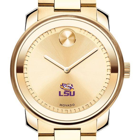Louisiana State University Men's Movado Gold Bold