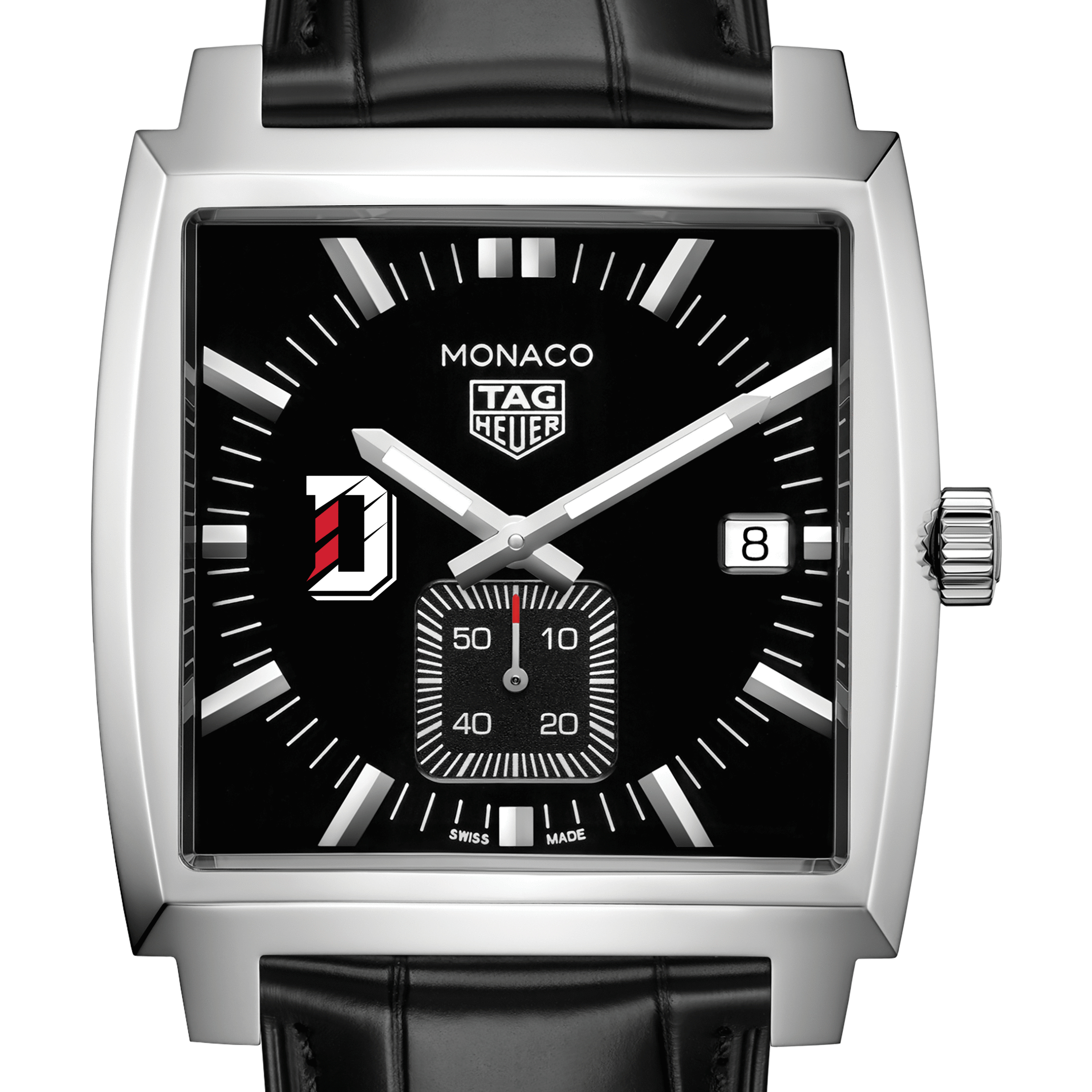 Davidson College TAG Heuer Monaco with Quartz Movement for Men