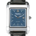 UVA Men's Blue Quad Watch with Leather Strap - Image 1