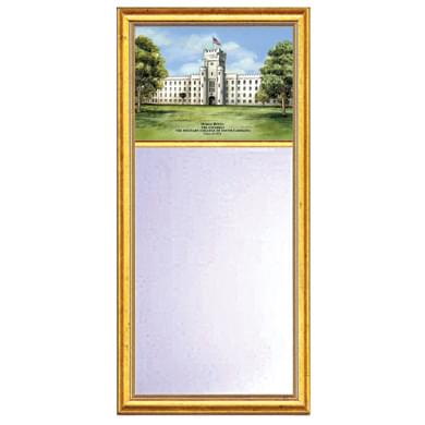 Citadel Eglomise Medium Mirror with Gold Frame