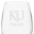 Kansas Red Wine Glasses - Set of 2 - Image 3