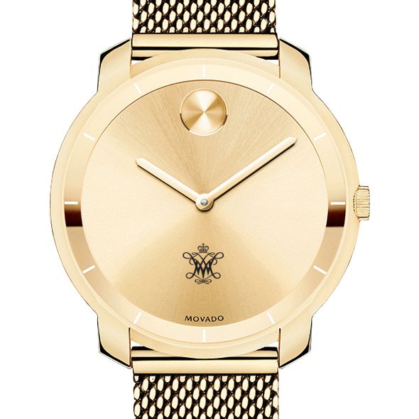 College of William & Mary Women's Movado Gold Bold 36