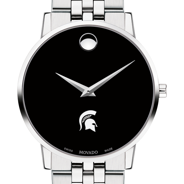 Michigan State Men's Movado Museum with Bracelet