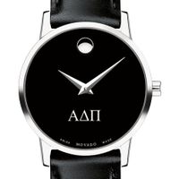 Alpha Delta Pi Women's Movado Museum with Leather Strap