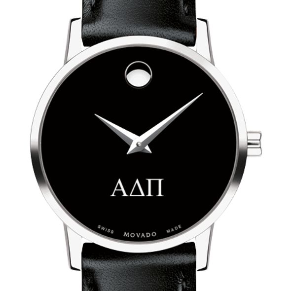 Alpha Delta Pi Women's Movado Museum with Leather Strap - Image 1