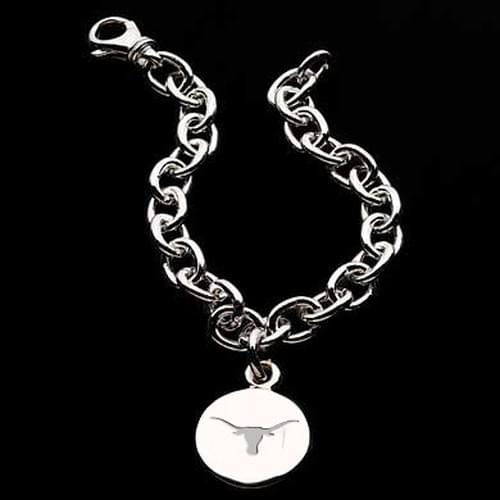 Texas Sterling Silver Charm Bracelet