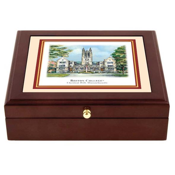 Boston College Eglomise Mini Desk Box