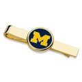 University of Michigan Enamel Tie Clip - Image 1