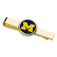 University of Michigan Enamel Tie Clip