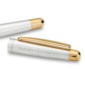 Emory University Fountain Pen in Sterling Silver with Gold Trim - Image 2