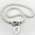 Marquette Pearl Necklace with Sterling Silver Charm - Image 1