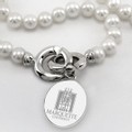 Marquette Pearl Necklace with Sterling Silver Charm - Image 2