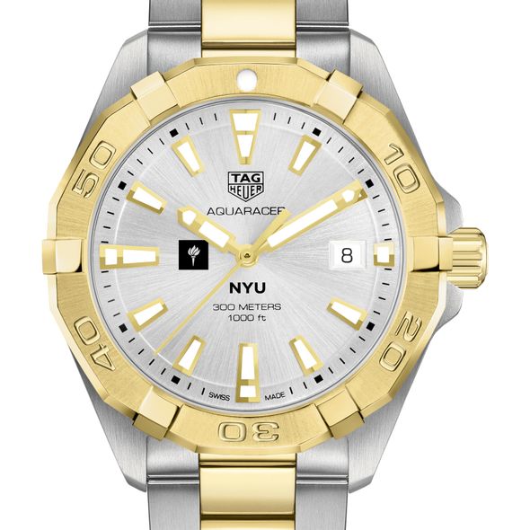 New York University Men's TAG Heuer Two-Tone Aquaracer
