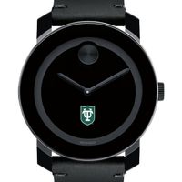 Tulane Men's Movado BOLD with Leather Strap
