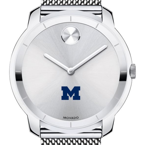 University of Michigan Men's Movado Stainless Bold 44
