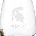 Michigan State University Stemless Wine Glasses - Set of 4 - Image 3