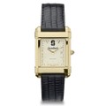 Stanford Men's Gold Quad with Leather Strap - Image 2