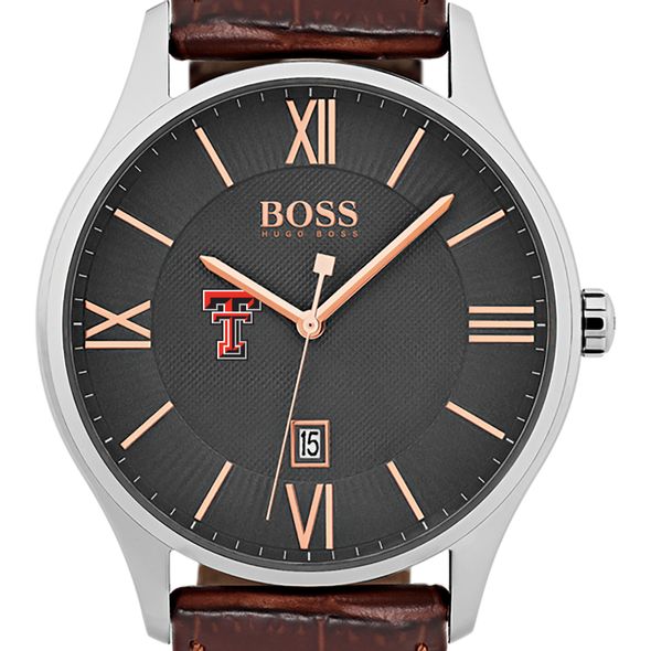 Texas Tech Men's BOSS Classic with Leather Strap from M.LaHart