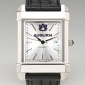Auburn Men's Collegiate Watch with Leather Strap - Image 1