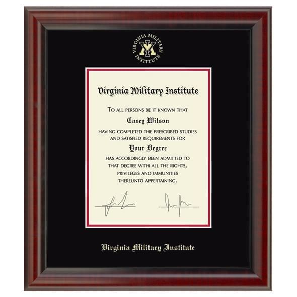 Virginia Military Institute Diploma Frame, the Fidelitas - Image 1