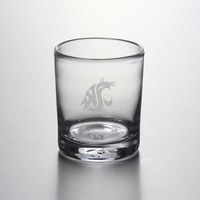 WSU Double Old Fashioned Glass by Simon Pearce