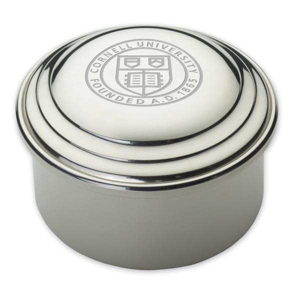 Cornell Pewter Keepsake Box