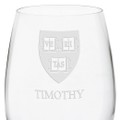Harvard Red Wine Glasses - Set of 4 - Image 3