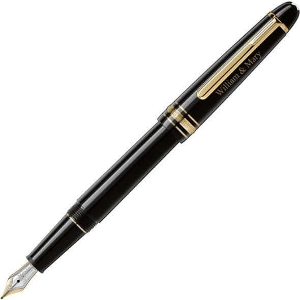 William & Mary Montblanc Meisterstück Classique Fountain Pen in Gold - Image 1