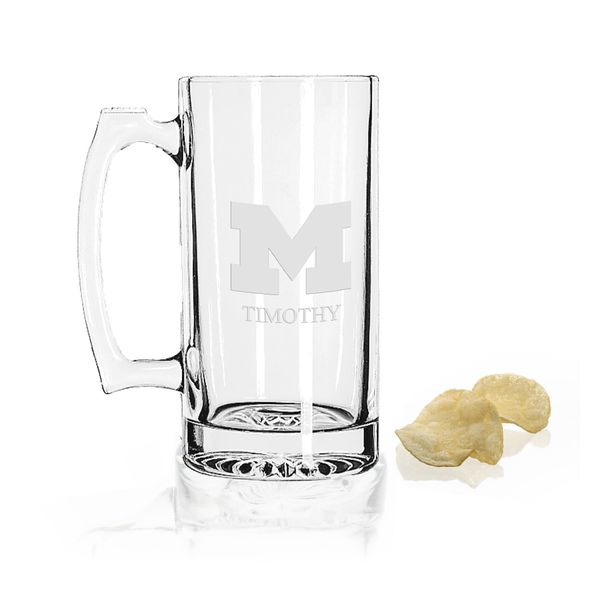 Michigan 25 oz Glass Stein