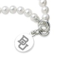 Baylor Pearl Bracelet with Sterling Silver Charm - Image 2