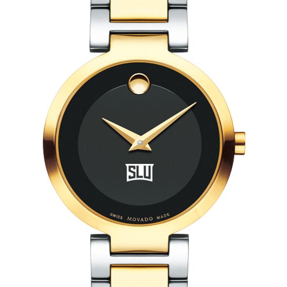 Saint Louis University Women's Movado Two-Tone Modern Classic Museum with Bracelet
