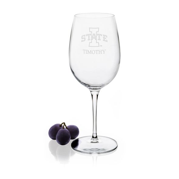 Iowa State Red Wine Glasses - Set of 2 - Image 1