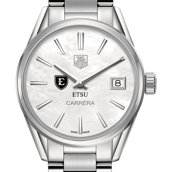 East Tennessee State University Women's TAG Heuer Steel Carrera with MOP Dial