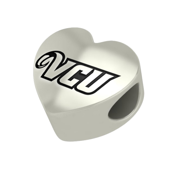 VCU Heart Shaped Bead