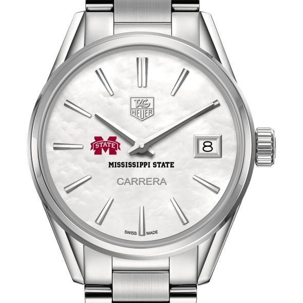 Mississippi State Women's TAG Heuer Steel Carrera with MOP Dial