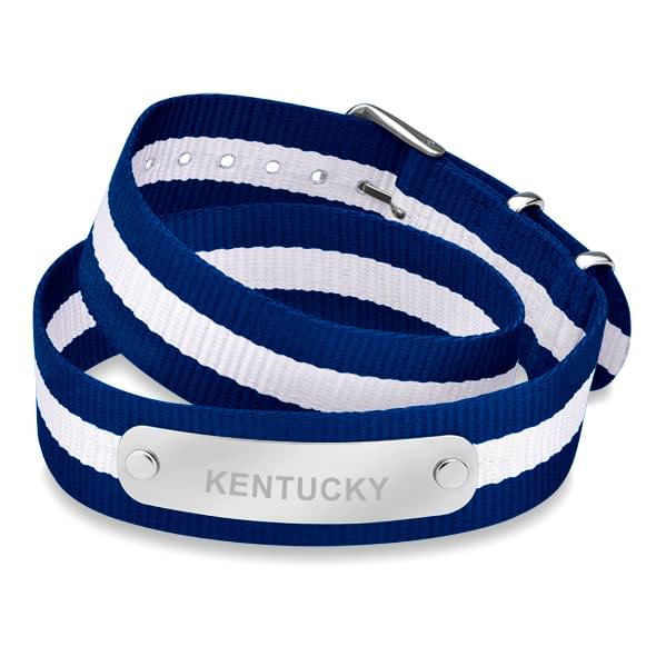 University of Kentucky Double Wrap NATO ID Bracelet