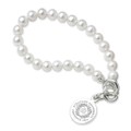 Syracuse University Pearl Bracelet with Sterling Silver Charm - Image 1