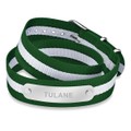 Tulane University Double Wrap NATO ID Bracelet - Image 1
