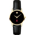 Cornell Women's Movado Gold Museum Classic Leather - Image 2