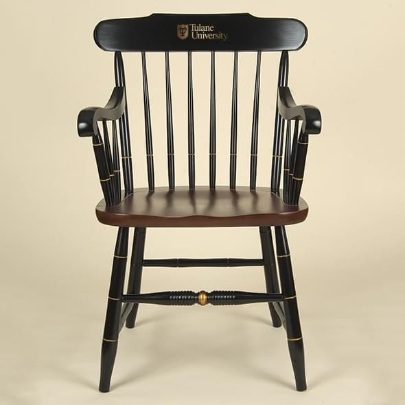 Tulane University Captain's Chair by Hitchcock