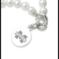 Mississippi State Pearl Bracelet with Sterling Silver Charm - Image 2