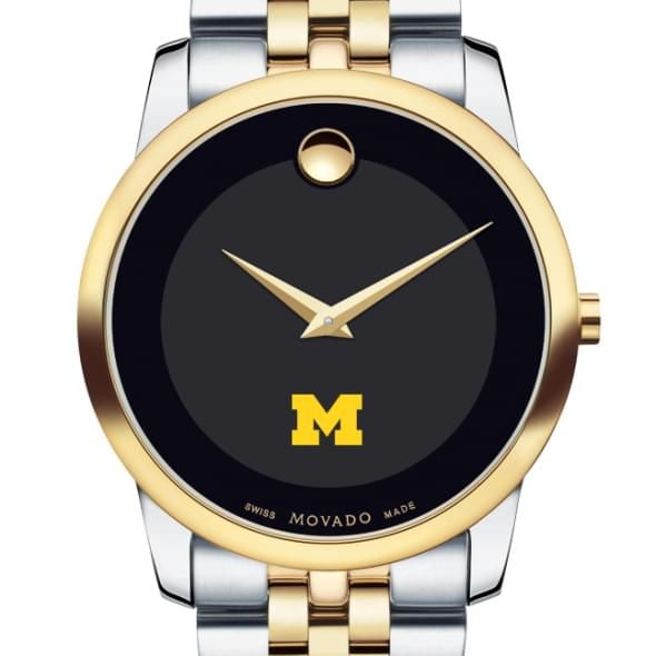 Michigan Men's Movado Two-Tone Museum Classic Bracelet