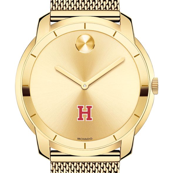 Harvard University Men's Movado Gold Bold 44