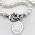 Auburn Pearl Necklace with Sterling Silver Charm - Image 2