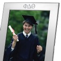 Phi Delta Theta Polished Pewter 8x10 Picture Frame - Image 2