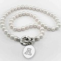 University of Arizona Pearl Necklace with Sterling Silver Charm - Image 1