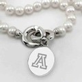 University of Arizona Pearl Necklace with Sterling Silver Charm - Image 2