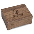 University of Louisville Solid Walnut Desk Box - Image 1