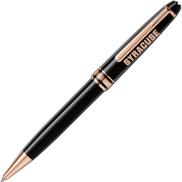 Syracuse University Montblanc Meisterstück Classique Ballpoint Pen in Red Gold